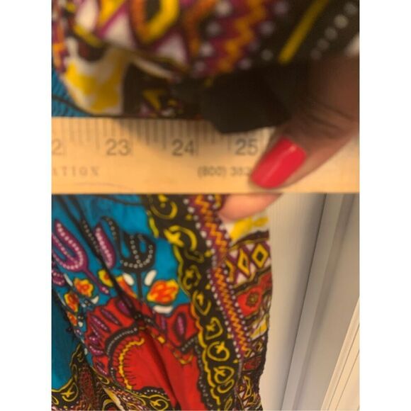 African Patterend Blouse - Picture 6 of 7